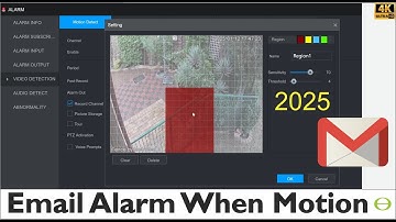 How to Set Up Email Gmail Notifications on a Dahua NVR/DVR/Camera for Motion Detection Alarms