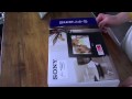 Sony DPF-D72 Red Digital Photo Frame Unboxing