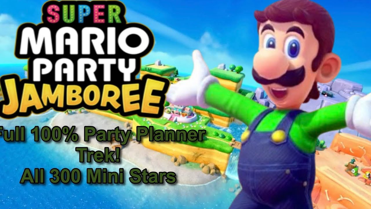 Super Mario Party Jamboree - Party Planner Trek - Full 100% Walkthrough (All 300 Mini Stars)