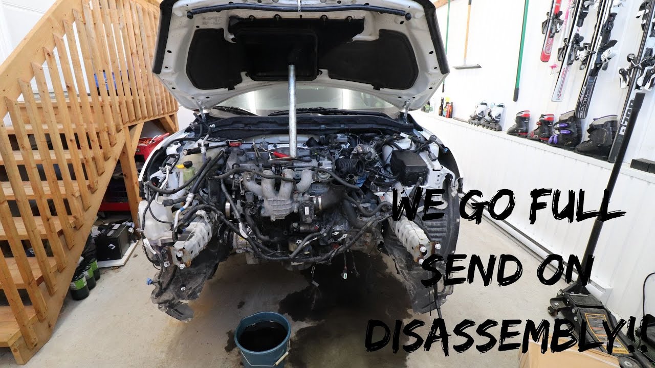 Mazdaspeed 3 engine removal | Engine Swap Series Part 2 - YouTube