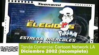 Tanda Comercial Cartoon Network Latinoamérica - Diciembre 2002 (Incompleto)