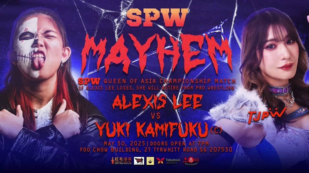 Yuki Kamifuku (C) vs Alexis Lee | SPW Queen of Asia Championship Match | SPW Mayhem