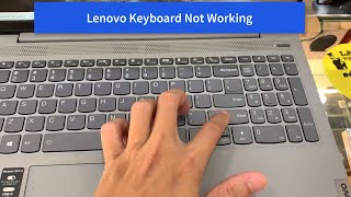 FIX Lenovo Keyboard Not Working Windows 10 IdeaPad 5 15IIL05