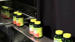 Máquina Enfardadora Compacta para Frascos Nutracéuticos
