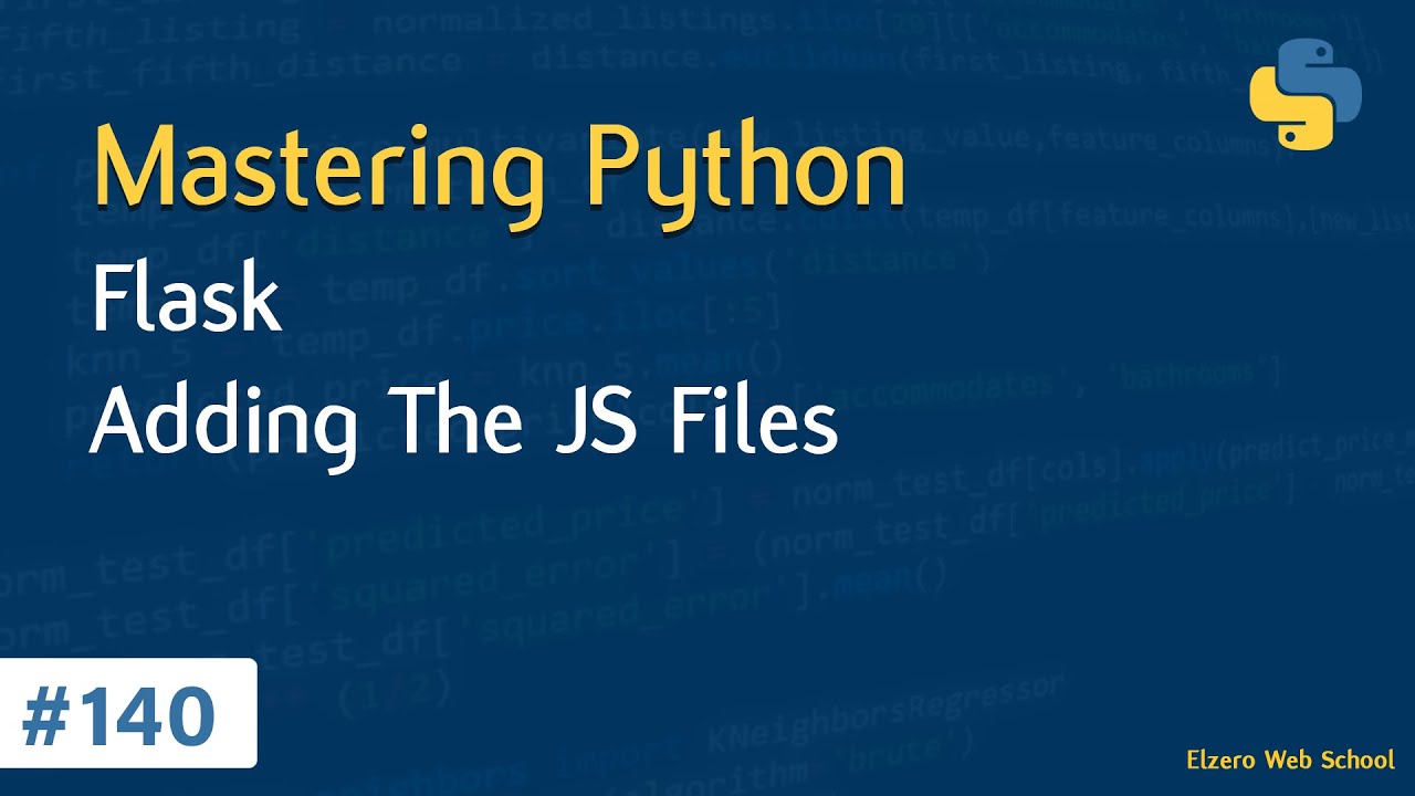 pass javascript variables to python in flask -... Learn Python in Arabic #140 - Flask - Adding The JS Files - YouTube