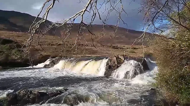 Kayaking at Ashleigh Falls, Co Mayo