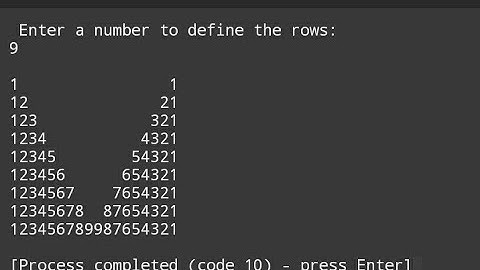 program to print combine two half pyramid using C language #Shorts #youtube