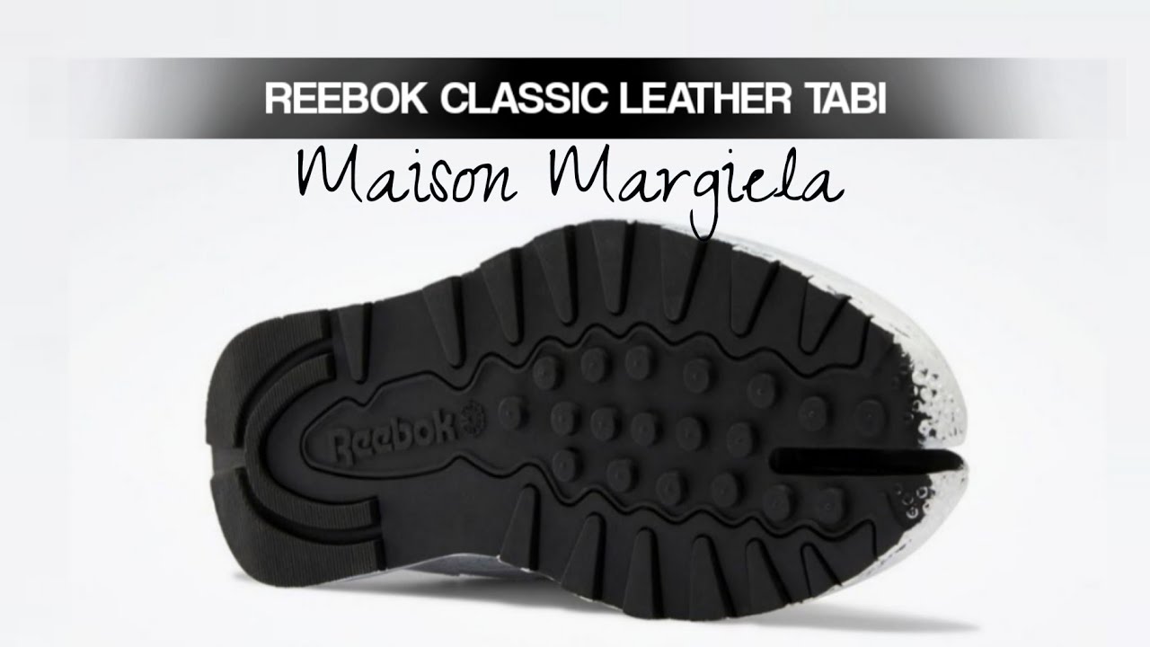 Maison Margiela X Reebok Classic Leather Tabi 21 First Look Release Date Youtube