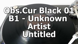 Obs.Cur Black 01 - B1 - Unknown Artist - Untitled