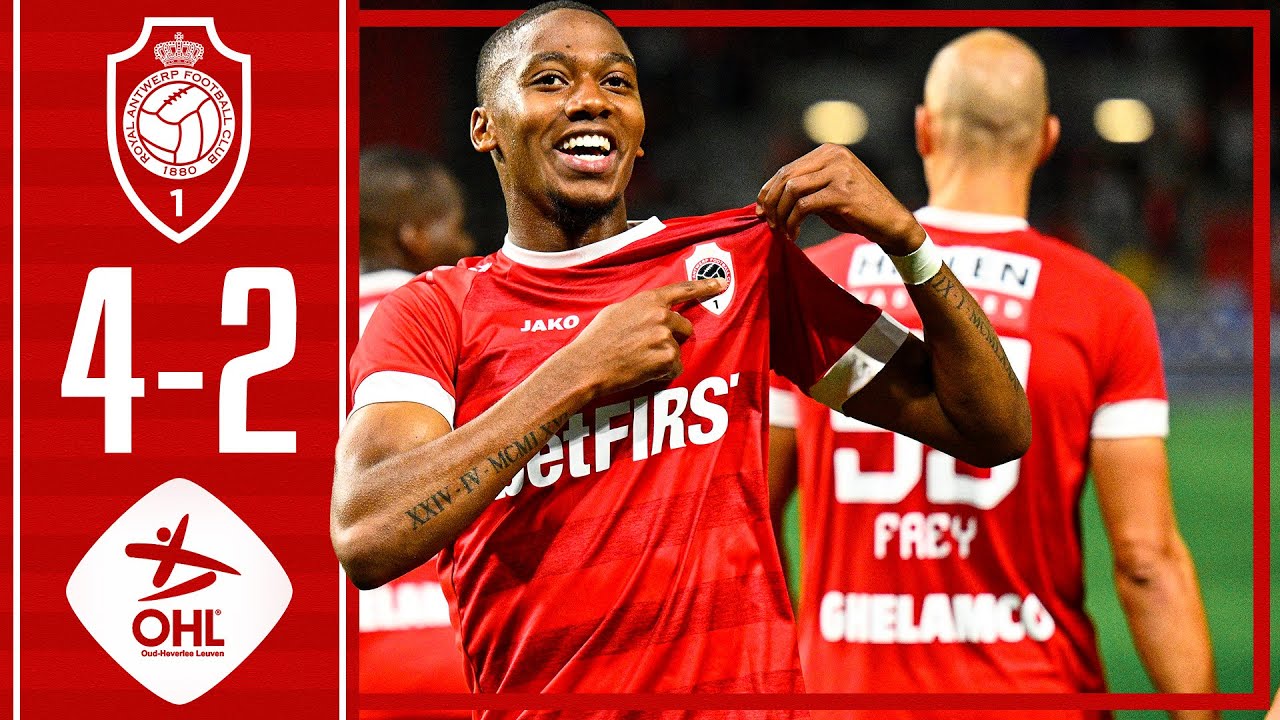 Royal Antwerp FC 42 OH Leuven Highlights JPL speeldag 3 20222023 YouTube