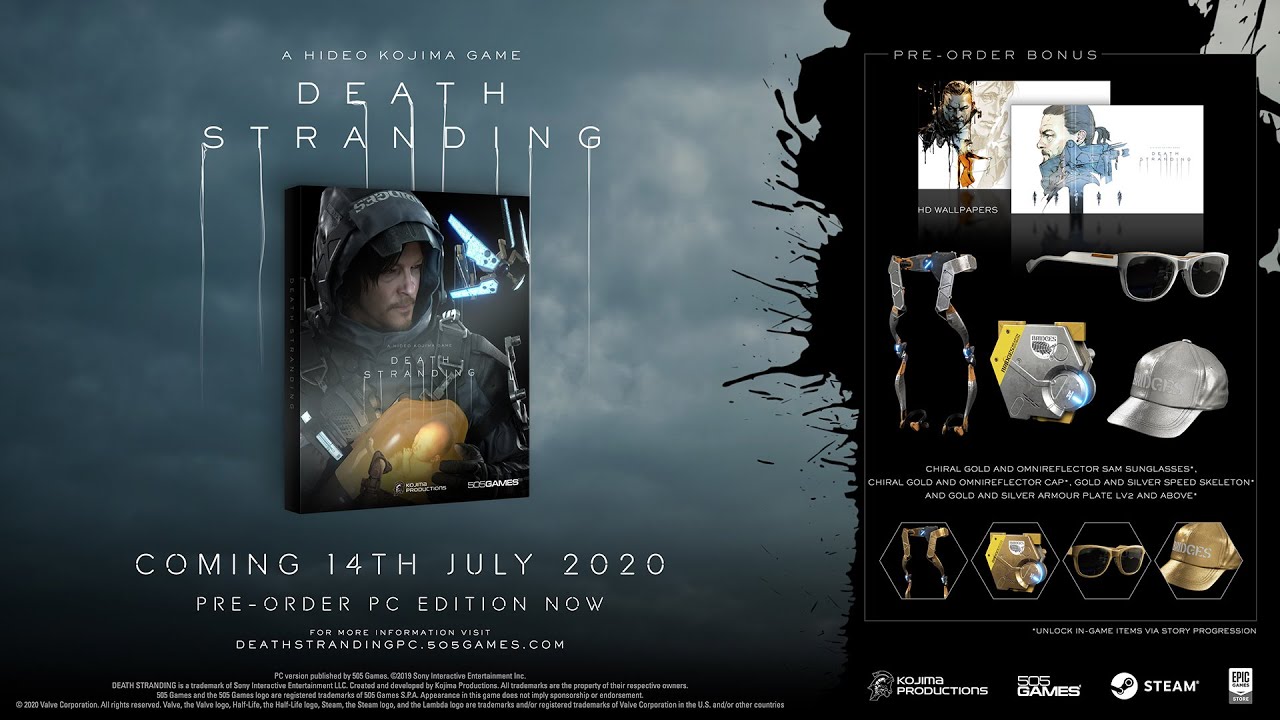 Death Stranding From Kojima Productions And 505 Games