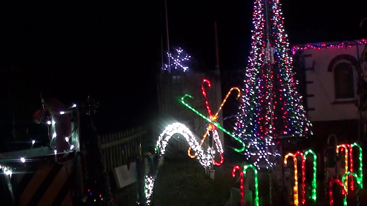 West Moors Christmas Lights 2017 001 YouTube