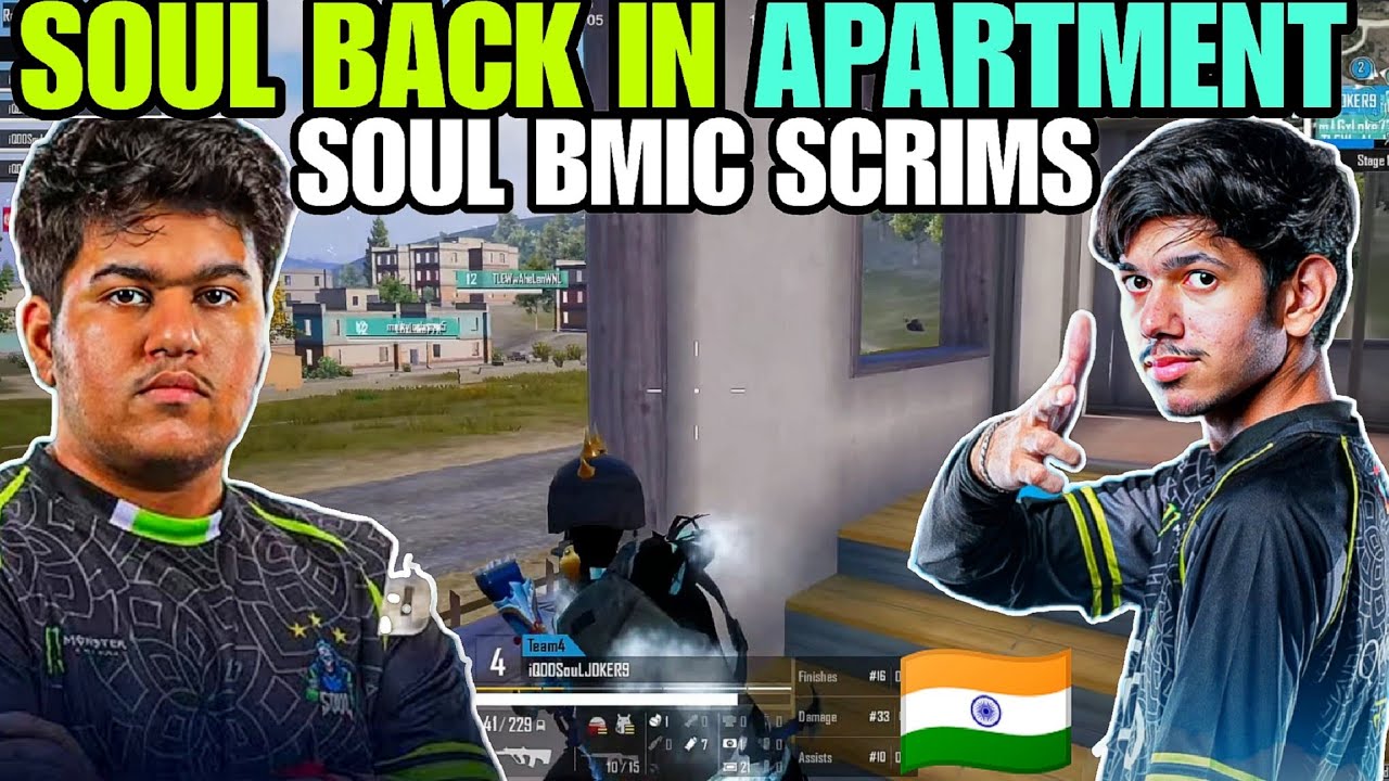 SouL Thunder 1v4 in BMIC Scrims 🇮🇳 Nakul Health Update ✅ SouL Back in Apart's 🔥 SouL Op Performance