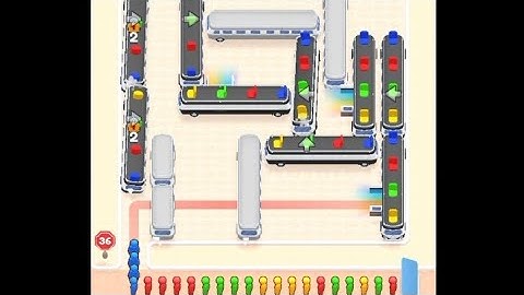 234-235 Level Bus puzzle parking jam game 2025