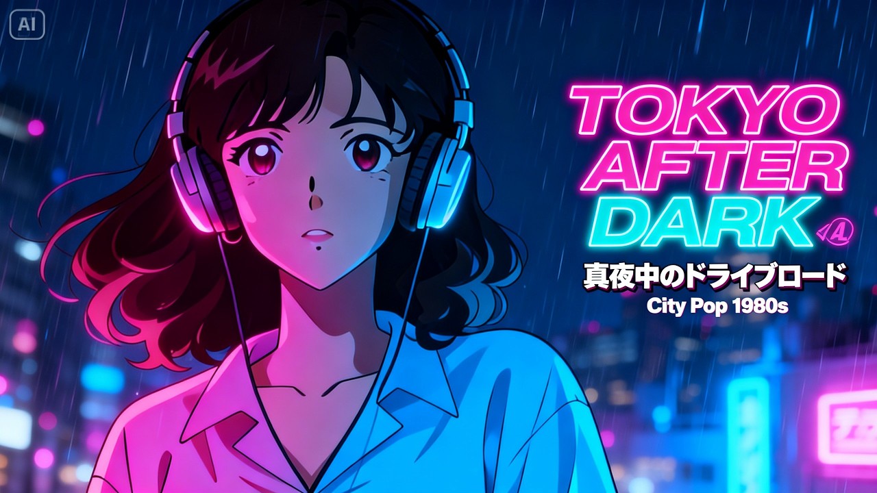 TOKYO AFTER DARK 🌌 真夜中のドライブロード | City Pop 1980s