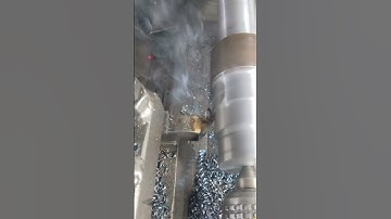 Smooth Metal Shaping: Lathe Machine ASMR Delight