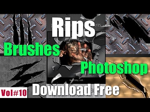 Rips Brushes Effect For Photoshop Vol#10 2018 [desimesikho]