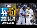 Los Angeles Dodgers Vs San Diego Padres Game 7th Highlights May 20, 2026 MLB Season 2026