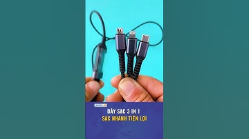 Dây sạc điện thoại 3 in 1 #shortvideo