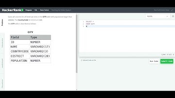 Mastering SQL Challenges on HackerRank: Revising the Select Query I Day 1 / 75 DAY CODING CHALLENGE
