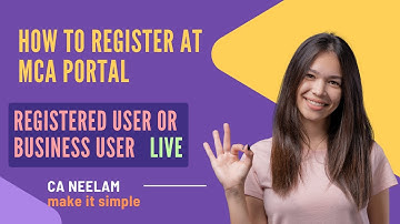 HOW TO REGISTER AT MCA PORTAL HOW TO REGISTER A PRIVATE LIMITED COMPANY AT MCA V3 PORTAL IN INDIA
