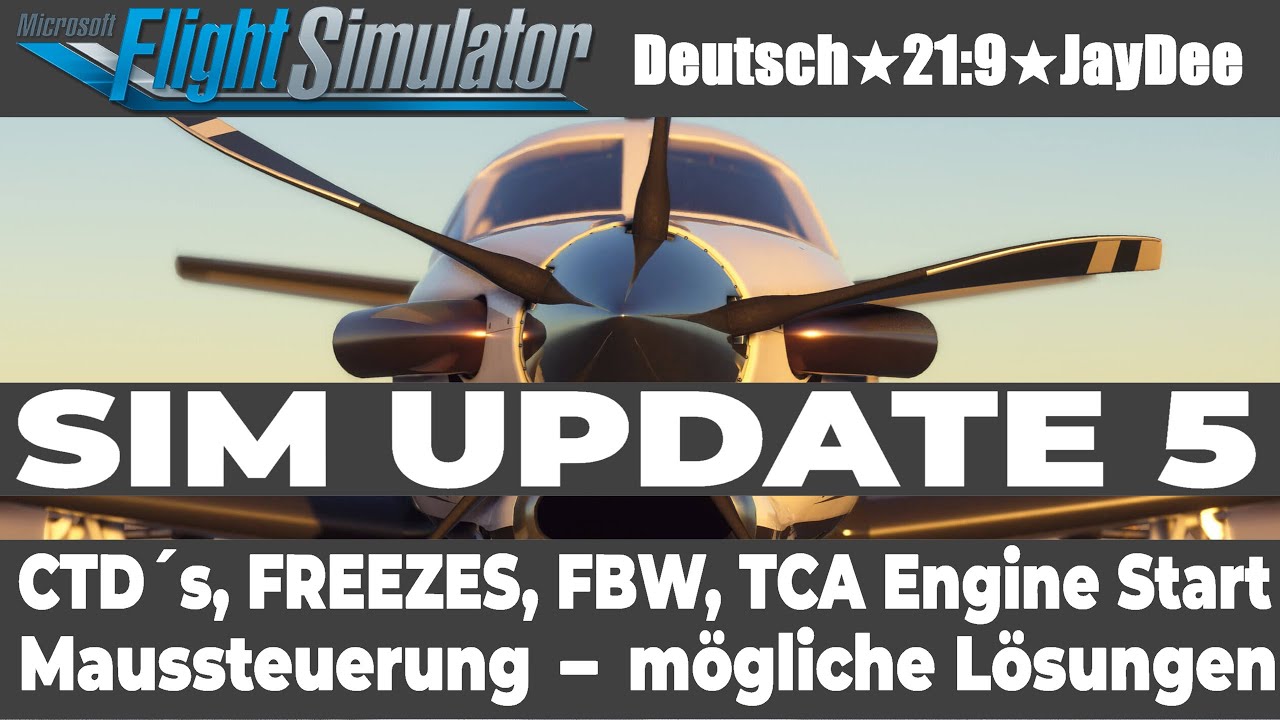 SIM UPDATE 5 mögliche Lösungen für CTD´S, Freezes, TCA Probleme
