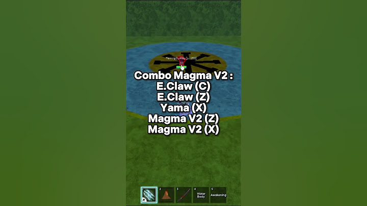 COMBO MAGU MAGU NO MI MAGMA V2  AKAINU + ELECTRIC CLAW - ROBLOX - BLOXFRUITS INDONESIA