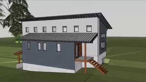 Anderment house Sketchup fly through