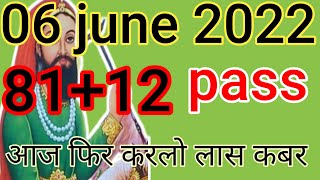 Gali disawar 6 June 2022 satta up king || Faridabad Ghaziabad single Jodi @gyanchand 786