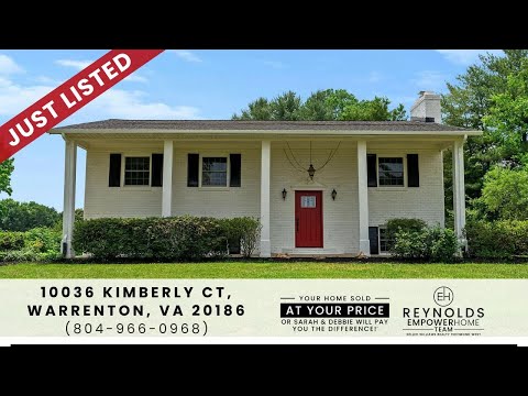 10036 Kimberly Ct, Warrenton, VA home video tour
