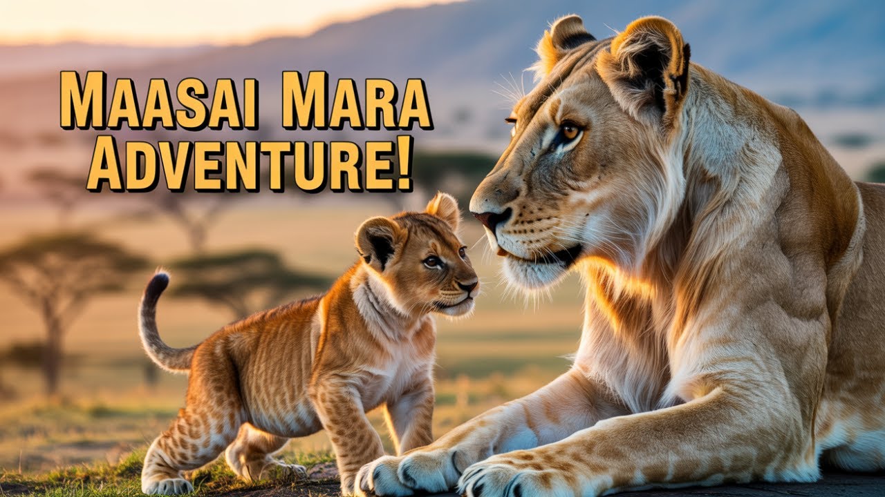 A Day in Maasai Mara: Real Wildlife Interactions, Drama & Adventure