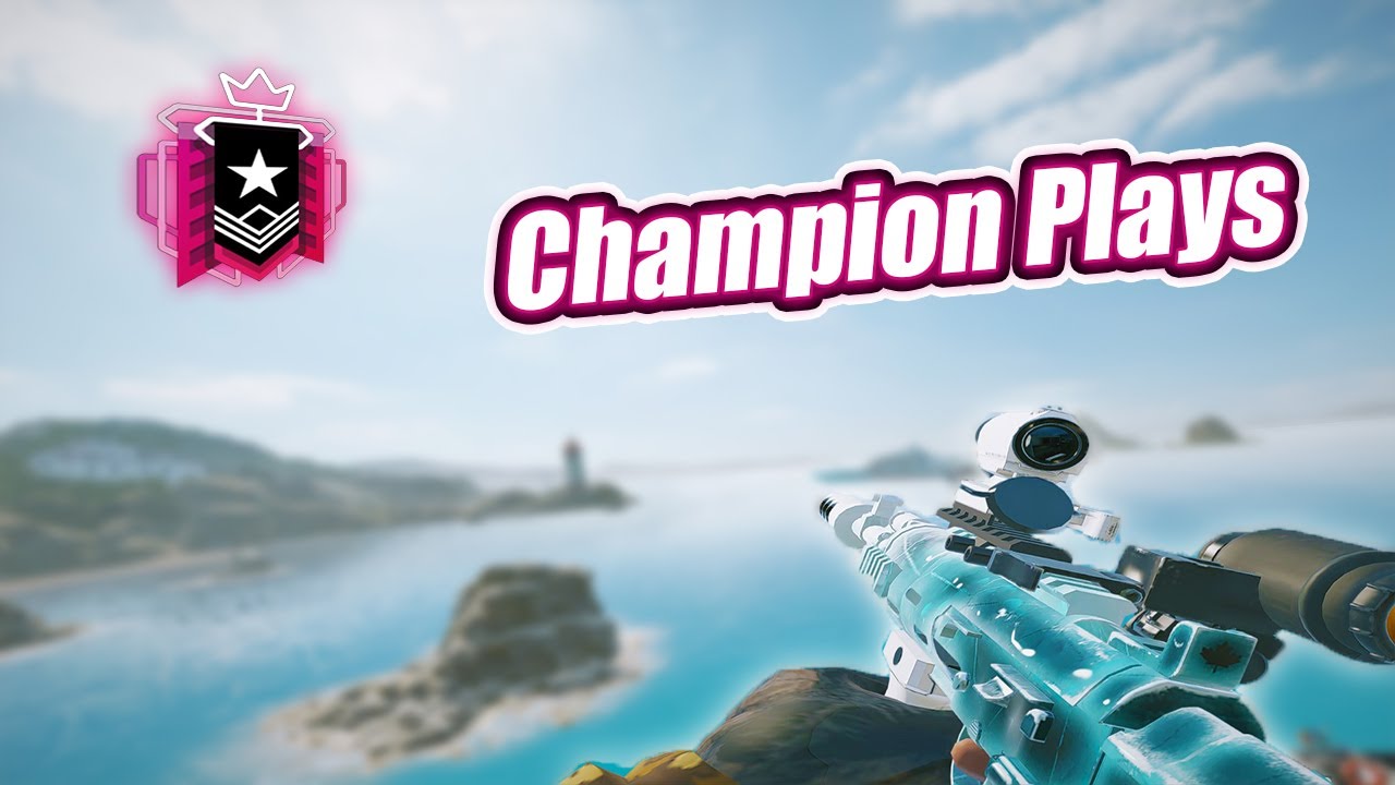 How a Champ Plays Glaz | Tom Clancy's Rainbow Six: Siege #Ungy - YouTube