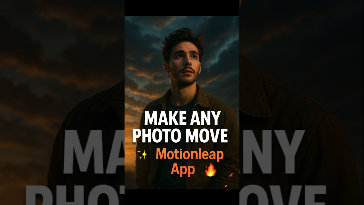 ✨ Make Any Photo Move!with Motionleap App 🔥