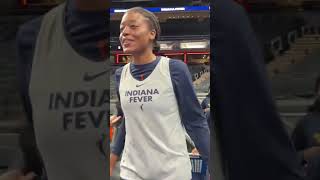 Indiana Fever Squad Reacts to Seeing Brand New Court for the First Time