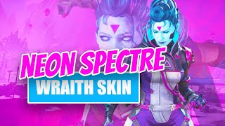 Getting WINS with the *NEON SPECTRE* WRATIH skin - (Apex Legends Season 10)