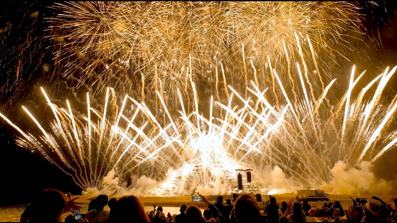 Explore Okinawa Tropical Beach Fireworks Festival YouTube