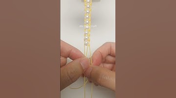 How to Tie the Knot | Easy Macrame & Bracelet Tutorial  #shortstutorial #diy #macrame #knotting