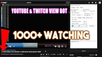 YouTube Livestream view bot,Rubot Updated 7.0.1.2 Facebook liveview bot