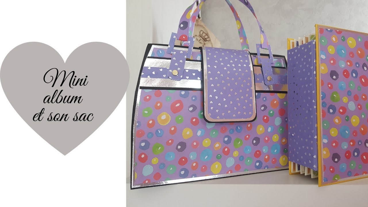 Mini album 40 photos 😉et son sac #scrapbooking #album