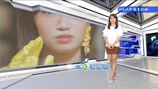 八大新聞主播張雅琁 午間民生新聞播報片段(2022/4/27)