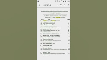 INTER 2nd YEAR ECONOMICS 30%DELETED SYLLABUS