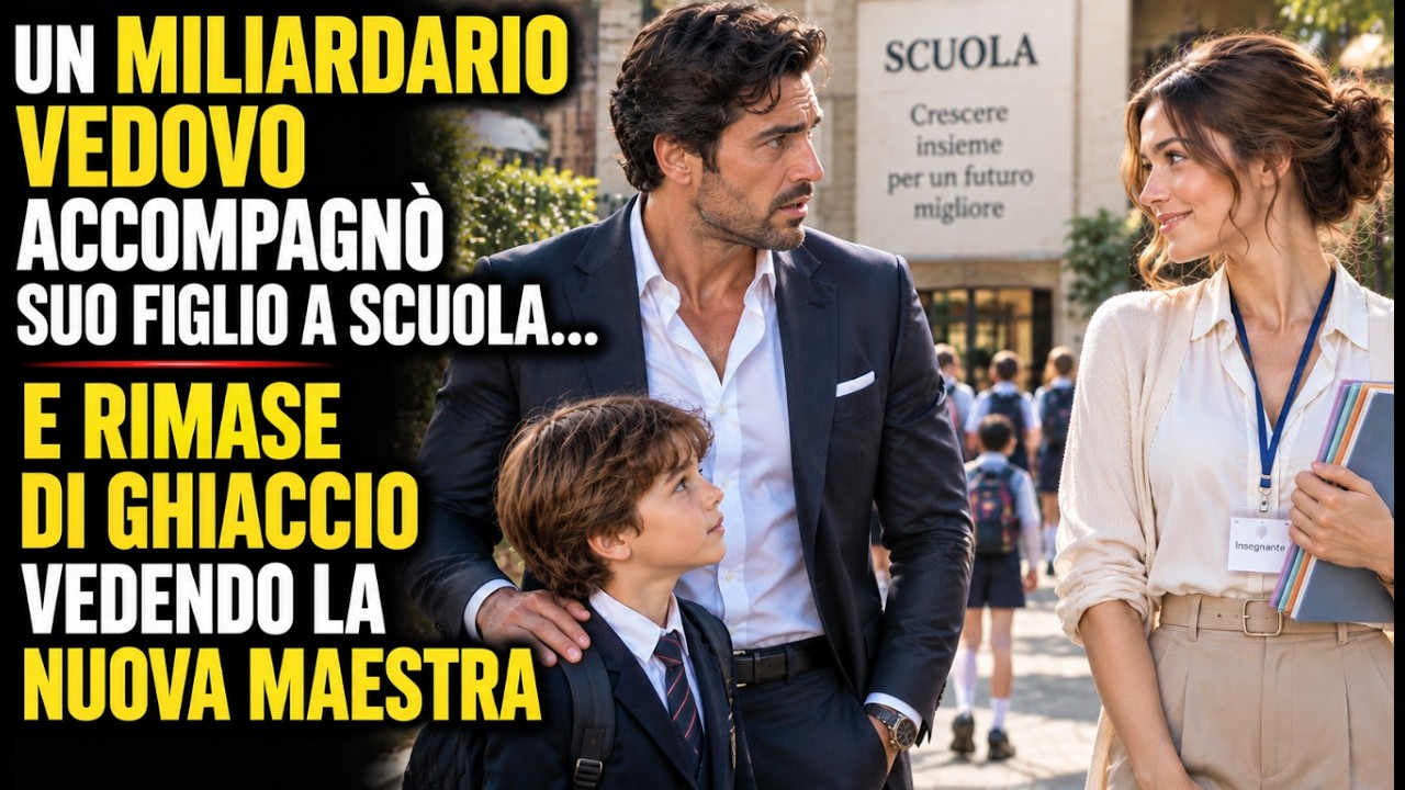 Mi sono fermato sulla porta dell’aula e il mondo si è bloccato. Mia figlia no, mio figlio: Giovanni, nove anni, il primo giorno di scuola costiera a Sanremo. La maestra alzò lo sguardo. Laura...