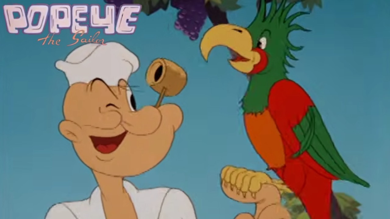 We're on Our Way to Rio 1944 Popeye the Sailor Famous Studios Cartoon Short Film | Animation Review