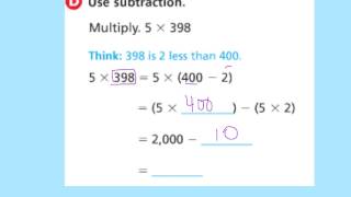 4th 2.8 Multiply Using Mental Math video