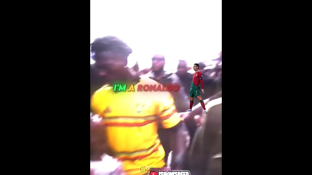 Ishowspeed meets Ronaldo fan #ishowspeed #ronaldofans #edit