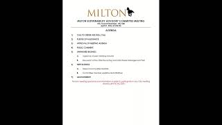 Sustainability Advisory Committee Meeting 04.21.2026
