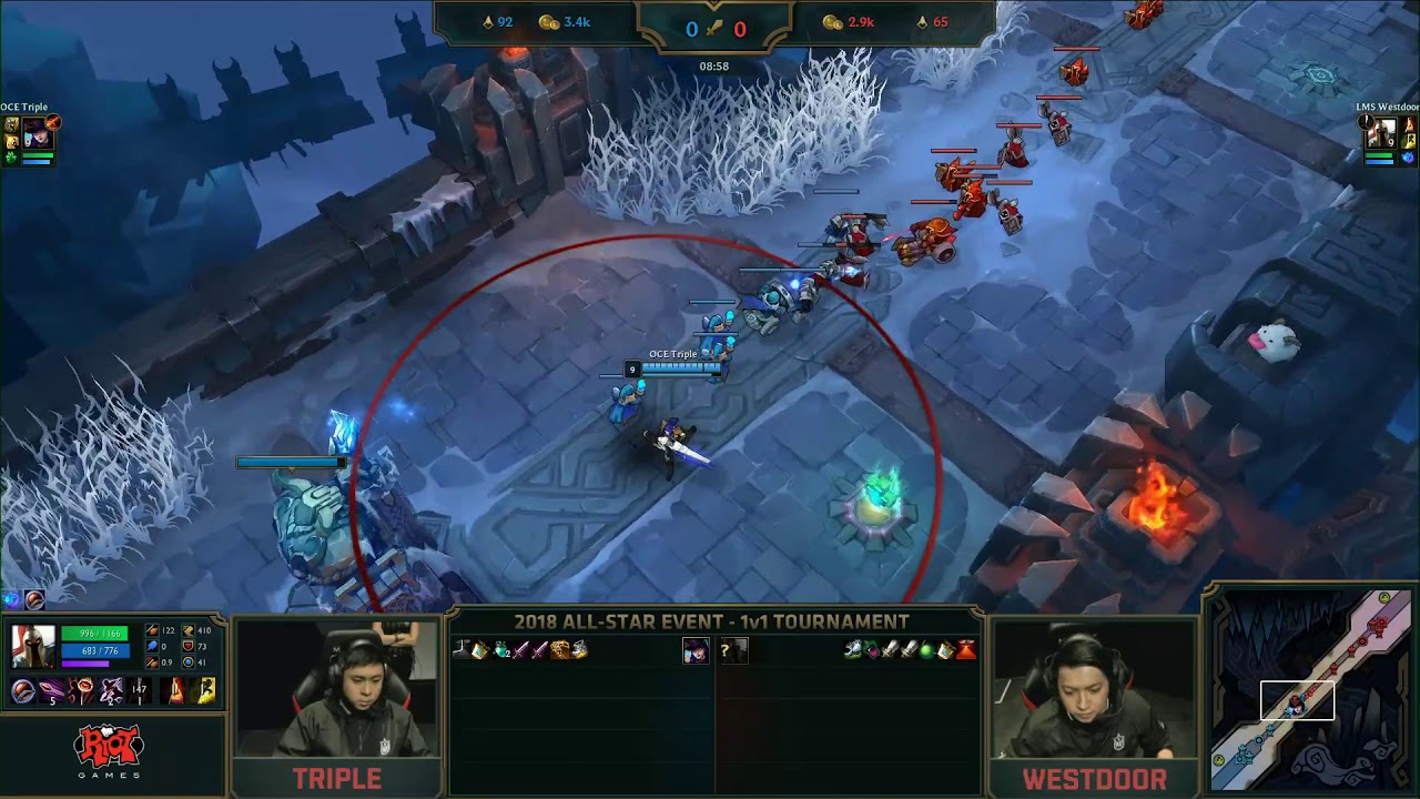 Triple vs Westdoor 1v1 Highlights | All-Star 2018 Day 2 Round 2 | OCE vs LMS