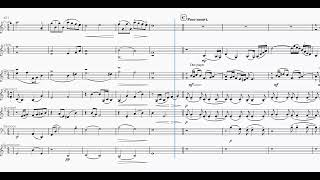 Schindler's list music sheet for small emsemble
