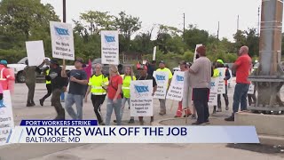 'Machines don’t feed families': Thousands of dockworkers strike at ports along East, Gulf Coasts