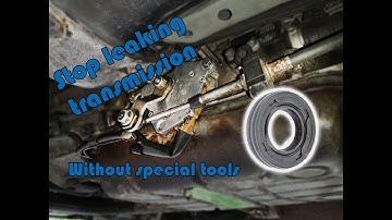 How to replace BMW ZF automatic transmission Shift Shaft Seal (5HP-24)